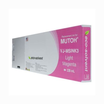 WF Non-OEM New Light Magenta Wide Format Inkjet Cartridge for Mutoh VJ-MSINK3-LM2201