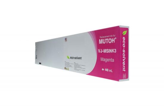 WF Non-OEM New Magenta Wide Format Inkjet Cartridge for Mutoh VJ-MSINK3-MA4401
