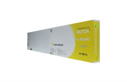 WF Non-OEM New Yellow Wide Format Inkjet Cartridge for Mutoh VJ-MSINK3-YE4401