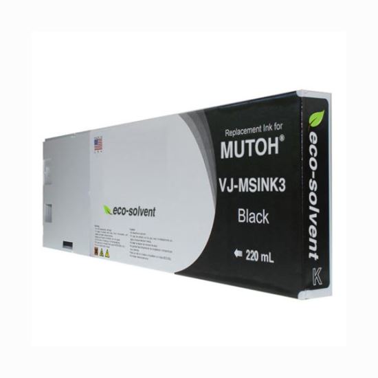 WF Non-OEM New Black Wide Format Inkjet Cartridge for Mutoh VJ-MSINK3A-BK2201