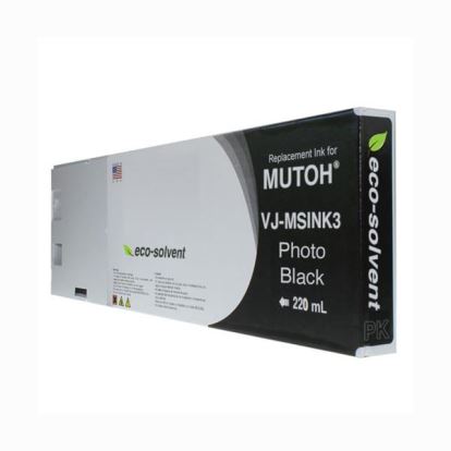 WF Non-OEM New Light Black Wide Format Inkjet Cartridge for Mutoh VJ-MSINK3A-LK2201