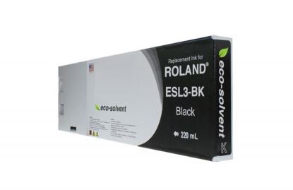 WF Non-OEM New Black Wide Format Inkjet Cartridge for Roland ESL3-BK1