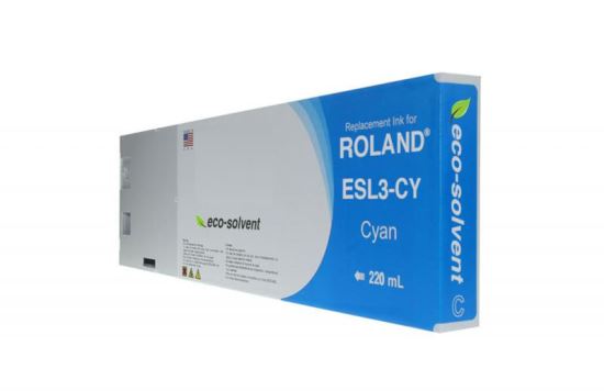 WF Non-OEM New Cyan Wide Format Inkjet Cartridge for Roland ESL3-CY1
