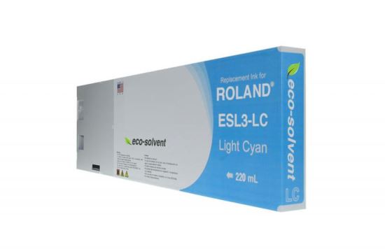 WF Non-OEM New Light Cyan Wide Format Inkjet Cartridge for Roland ESL3-LC1