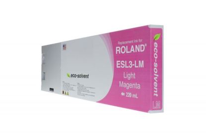 WF Non-OEM New Light Magenta Wide Format Inkjet Cartridge for Roland ESL3-LM1