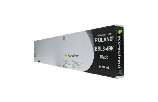 WF Non-OEM New Black Wide Format Inkjet Cartridge for Roland ESL3-4BK1