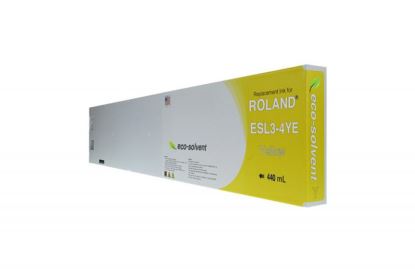 WF Non-OEM New Yellow Wide Format Inkjet Cartridge for Roland ESL3-4YE1