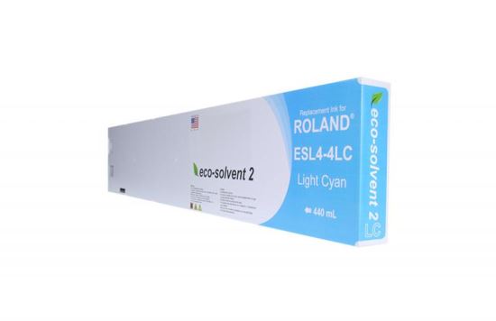 WF Non-OEM New Light Cyan Wide Format Inkjet Cartridge for Roland ESL4-4LC1