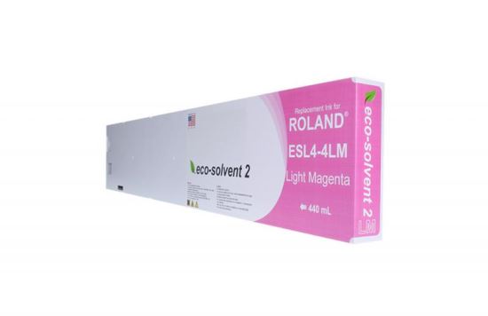WF Non-OEM New Light Magenta Wide Format Inkjet Cartridge for Roland ESL4-4LM1