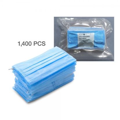 3-Ply Disposable Face Mask With Ear Loop (Case of 1400)1