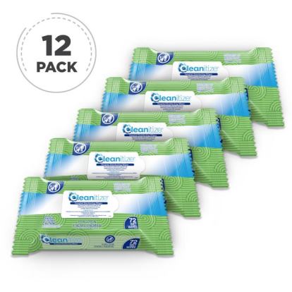 Cleanitize Disinfectant Hospital Wipes (Case of 12 Packs)1