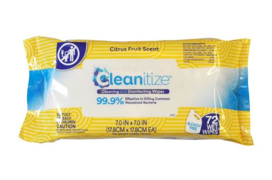 Cleanitize Disinfectant Surface Wipes (Case of 12 Packs)1