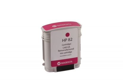 WF Remanufactured High Yield Magenta Wide Format Ink Cartridge for HP 82 (C4912A)1