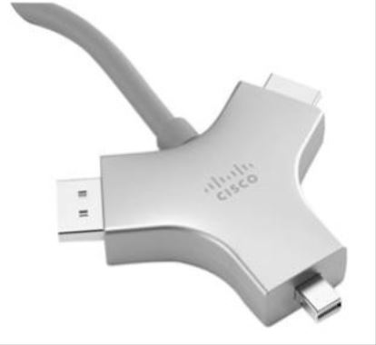 Cisco CAB-HDMI-MULT-9M= video cable adapter 354.3" (9 m) HDMI Type A (Standard) DisplayPort + Mini DisplayPort + HDMI Gray1
