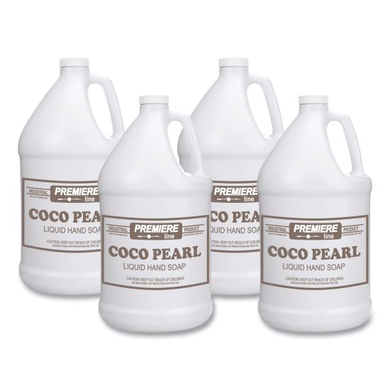 Coco Pearl Liquid Hand Soap, Coconut Scent, 128 oz Bottle, 4/Carton1