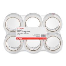 Moving and Storage Packing Tape, 3" Core, 1.88" x 54.6 yd, Clear, 6/Pack1