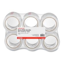 Extra-Wide Moving and Storage Packing Tape, 3" Core, 2.83" x 54.7 yd, Clear, 6/Pack1
