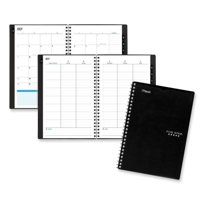 Academic Year Customizable Student Weekly/Monthly Planner, 8.5 x 6.75, 12-Month (July to June), 2023 to 20241