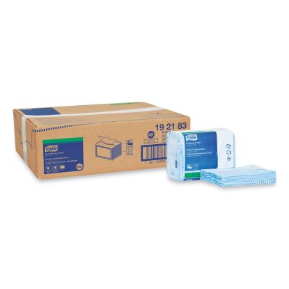 Small Pack Foodservice Cloth, 1-Ply, 11.75 x 14.75, Unscented, Blue/White, 80/Poly Pack, 4 Packs/Carton1