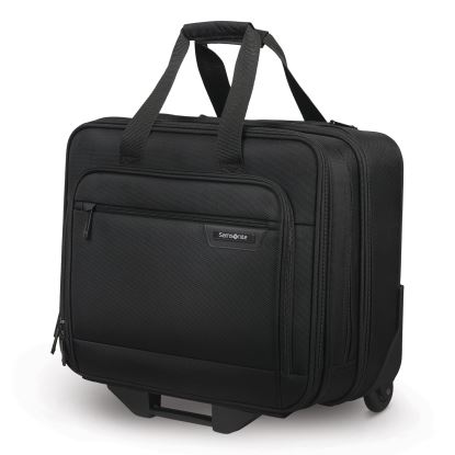 Rolling Business Case, Fits Devices Up to 15.6", Polyester, 16.54 x 8 x 9.06, Black1