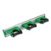 Hang Up Cleaning Holder, 14 x 3.15 x 2.17, Silver/Green1