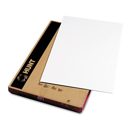 Foam Board, Polystyrene, 20 x 30, White Surface and Core, 10/Carton1