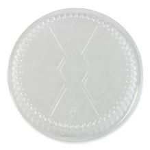 Round Aluminum To-Go Container Lids, Dome Lid, 7", Clear, Plastic, 500/Carton1