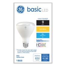 Basic LED Dimmable Indoor Flood Light Bulbs, BR30, 8 W, Soft White1