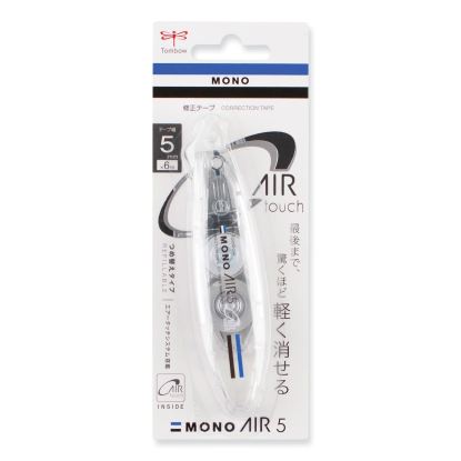 MONO Air Pen-Type Correction Tape, Refillable, Clear Applicator, 0.19" x 236"1
