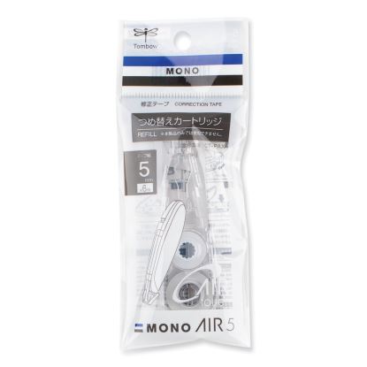 MONO Air Pen-Type Correction Tape, Refill, Clear Applicator, 0.19" x 236"1