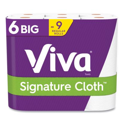 Signature Cloth Choose-A-Sheet Kitchen Roll Paper Towels, 2-Ply, 11 x 5.9, White, 78 Sheets/Roll, 6 Roll/Pack, 4 Packs/Carton1