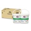 Hydrogen Peroxide Cleaner Disinfectant Wipes, 11 x 12, Unscented, White, 185/Canister, 2 Canisters/Carton1