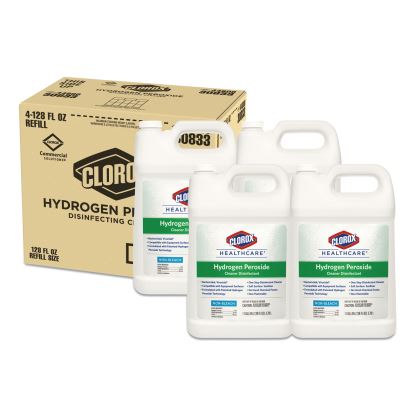 Hydrogen-Peroxide Cleaner/Disinfectant, 1 gal Bottle, 4/Carton1