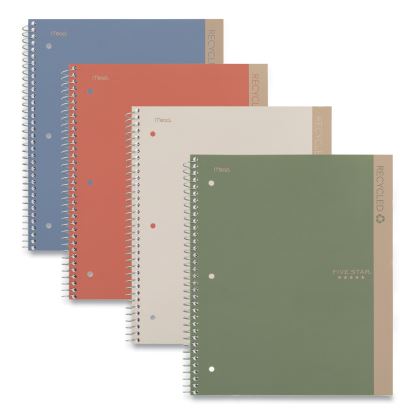 Recycled Notebook, 1 Subject, Medium/College Rule, Randomly Assorted Cover, 11 x 8.5 Sheets1