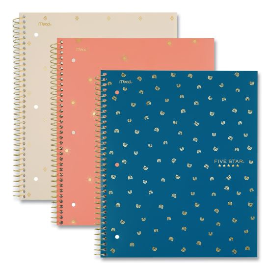 Style Wirebound Notebook, 1-Subject, Medium/College Rule, Randomly Assorted Cover Colors, (80) 11 x 8.5 Sheets1