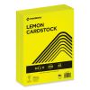Color Cardstock, 65 lb Cover Weight, 8.5 x 11, Lemon Yellow, 250/Ream1