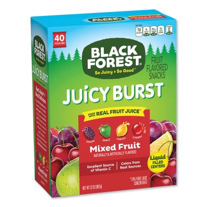 Juicy Burst Fruit Flavored Snack, Mixed Fruit, 32 oz, 40/Box1