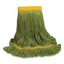 1200 Series Mop Head, PET, Medium, 5" Headband, Green1