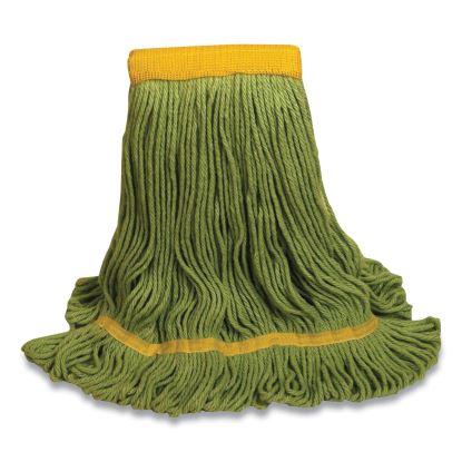 1200 Series Mop Head, PET, Medium, 5" Headband, Green1