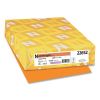 Color Paper, 24 lb Bond Weight, 8.5 x 14, Cosmic Orange, 500/Ream2