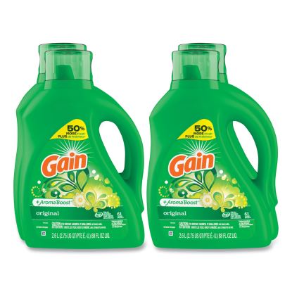 Liquid Laundry Detergent, Gain Original Scent, 88 oz Pour Bottle, 4/Carton1