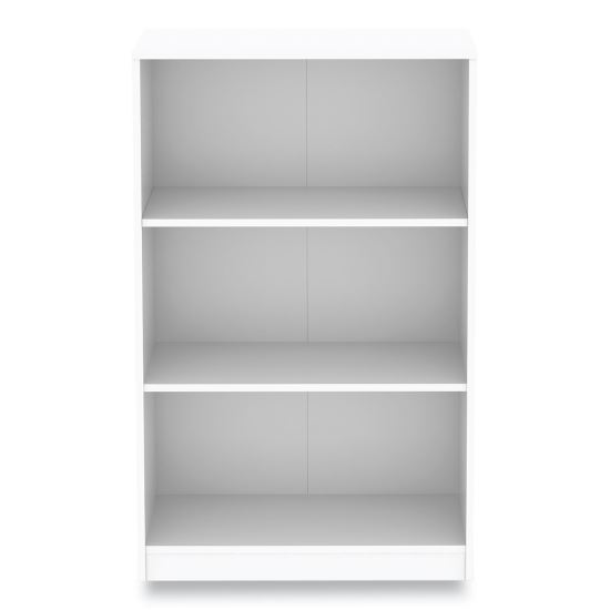 Three-Shelf Bookcase, 27.56" x 11.42" x 44.33", White1