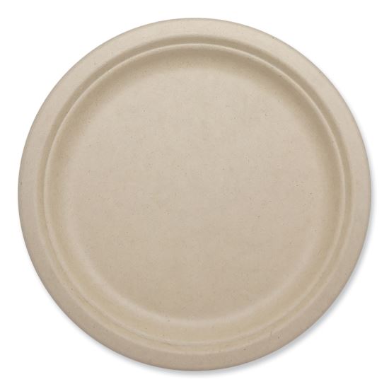 Fiber Plates, Plate, 10.1" Diameter, Natural, 800/Carton1