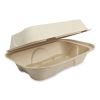 Fiber Hinged Containers, Hoagie Box, 9.2 x 6.4 x 3.1, Natural, Paper, 500/Carton1