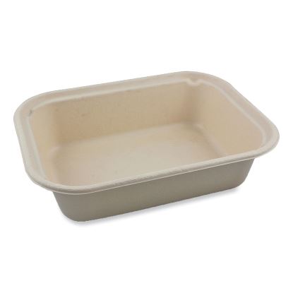 Fiber Containers, 60 oz, 7.5 x 9.8 x 2.7, Natural, Paper, 400/Carton1