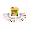 Colors of the World Permanent Markers, Broad Bullet Tip, Assorted Colors, 24/Pack2