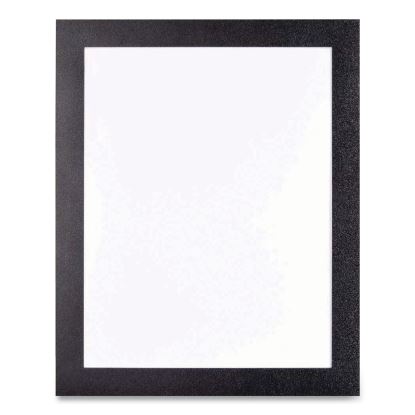 Self Adhesive Sign Holders, 10.5 x 13, Clear with Black Border, 2/Pack1