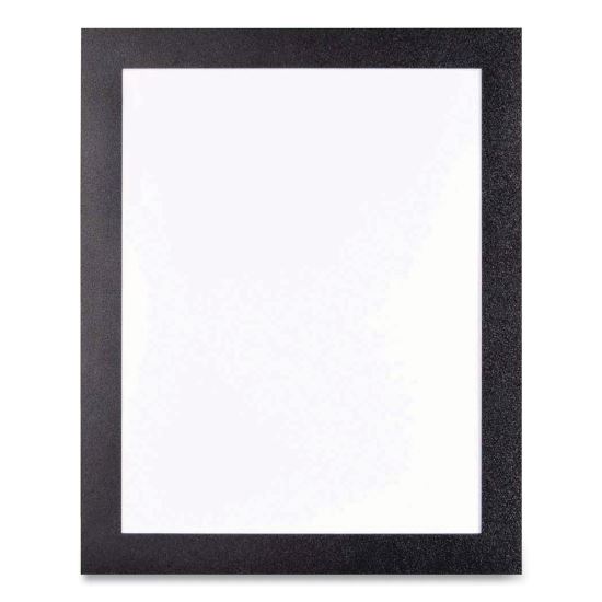 Self Adhesive Sign Holders, 10.5 x 13, Clear with Black Border, 2/Pack1
