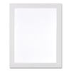 Self Adhesive Sign Holders, 10.5 x 13, Clear with White Border, 2/Pack1