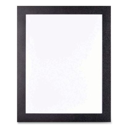 Self Adhesive Sign Holders, 13 x 19, Clear with Black Border, 2/Pack1
